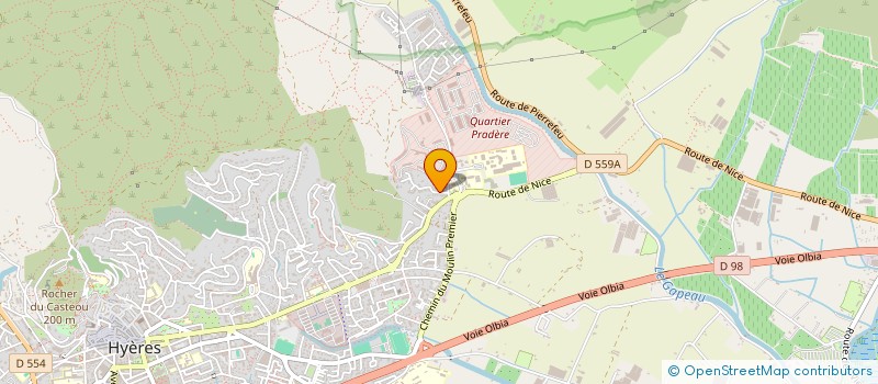 localisation de l'entreprise MONSIEUR DENIS SPALONY  HYERES