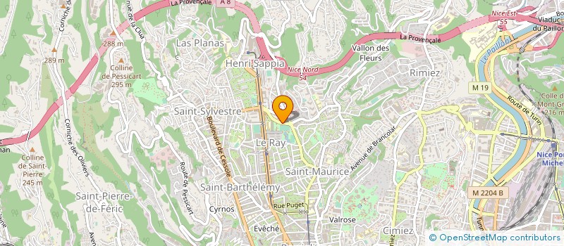 localisation de l'entreprise MONSIEUR DENIS STRATEV à NICE
