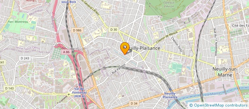 localisation de l'entreprise MONSIEUR DENIS STRITT à NEUILLY-SUR-MARNE