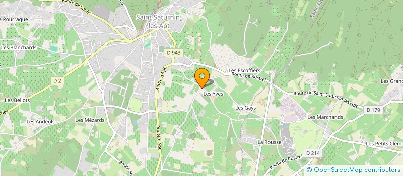 localisation de l'entreprise MONSIEUR DENIS SURGEY à SAINT-SATURNIN-LES-APT