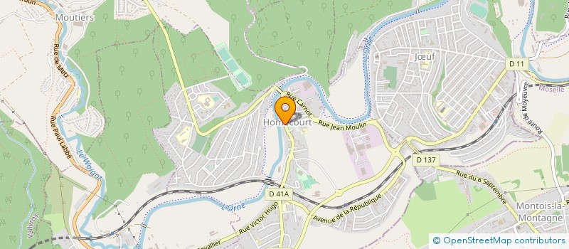 localisation de l'entreprise MONSIEUR DENIS SZKUTEK  HOMECOURT