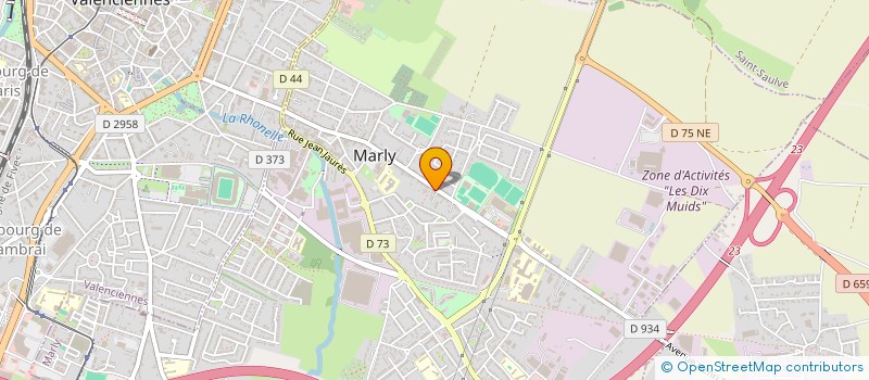 localisation de l'entreprise MONSIEUR DENIS TELLIER  MARLY