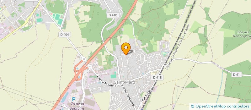 localisation de l'entreprise MONSIEUR DENIS TETARD  SAINT-MARD