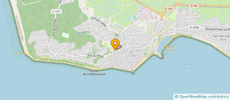 localisation de l'entreprise MONSIEUR DENIS TEXIER à LA TRANCHE-SUR-MER