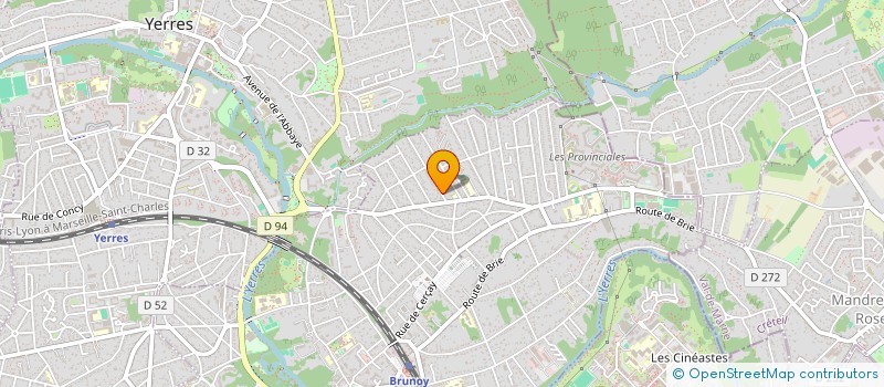 localisation de l'entreprise MONSIEUR DENIS THIALON  BRUNOY