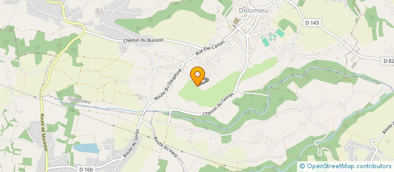 localisation de l'entreprise MONSIEUR DENIS THIBAULT  DOLOMIEU