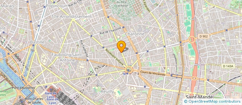 localisation de l'entreprise MONSIEUR DENIS THIBOUT  PARIS