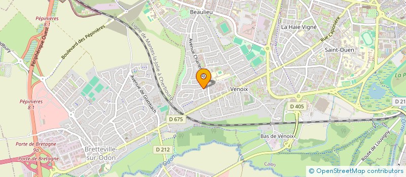localisation de l'entreprise MONSIEUR DENIS THIRON à CAEN