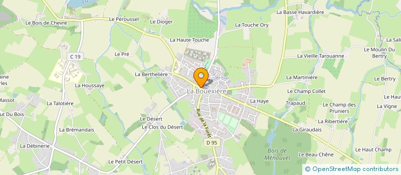 localisation de l'entreprise MONSIEUR DENIS THOMAS à LA BOUEXIERE