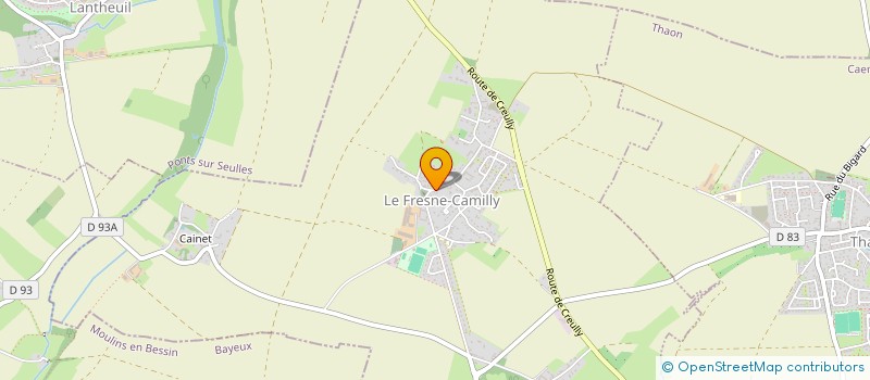 localisation de l'entreprise MONSIEUR DENIS THOUROUDE à MOULINS-EN-BESSIN