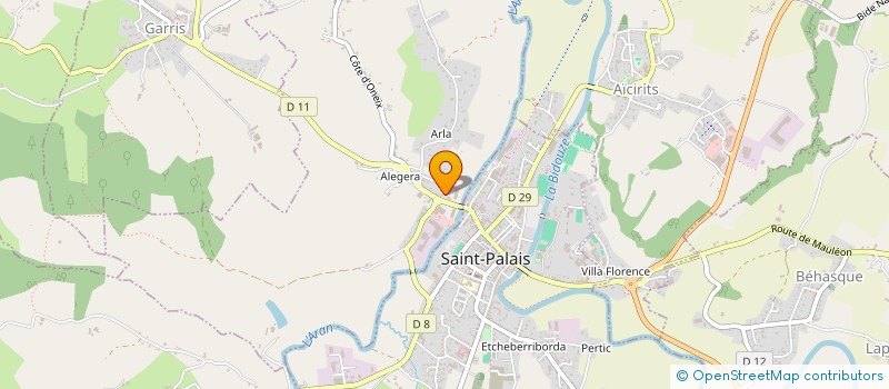 localisation de l'entreprise MONSIEUR DENIS TICOULET  CASTELJALOUX