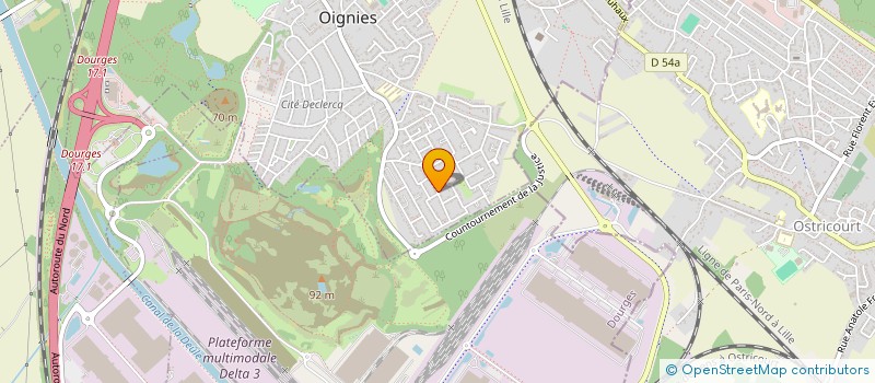 localisation de l'entreprise MONSIEUR DENIS TISON  OIGNIES