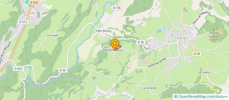 localisation de l'entreprise MONSIEUR DENIS TISSANDIER à YDES