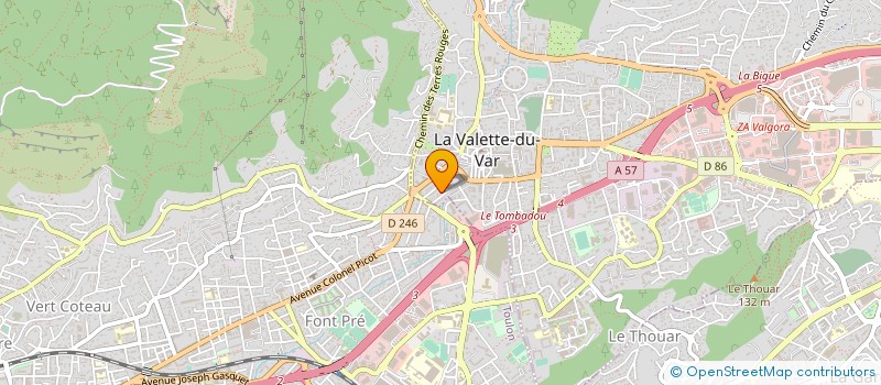 localisation de l'entreprise MONSIEUR DENIS TORTAROLO à LA VALETTE-DU-VAR