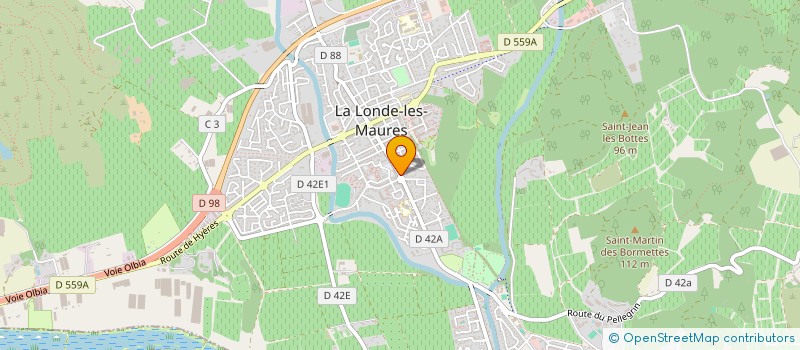 localisation de l'entreprise MONSIEUR DENIS TOURET à LA LONDE-LES-MAURES
