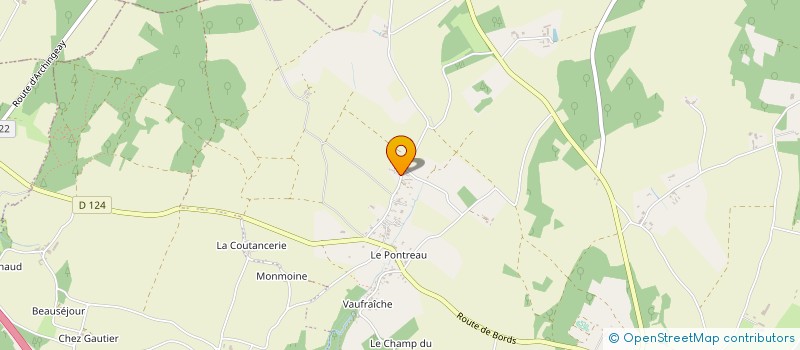 localisation de l'entreprise MONSIEUR DENIS TOURNAT  SAINT-SAVINIEN