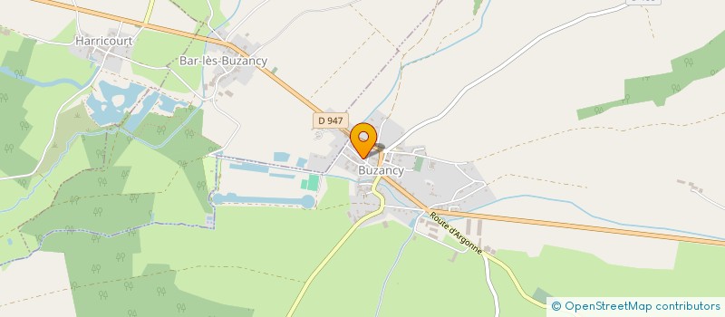 localisation de l'entreprise MONSIEUR DENIS TOUSSAINT  BUZANCY