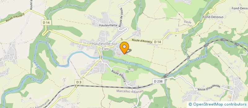 localisation de l'entreprise MONSIEUR DENIS TRANCHANT  HAUTEVILLE-SUR-FIER