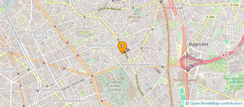 localisation de l'entreprise MONSIEUR DENIS TRIQUENEAUX  PARIS