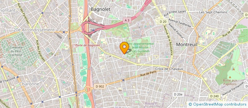 localisation de l'entreprise MONSIEUR DENIS TSONO ONDENDE à MONTREUIL