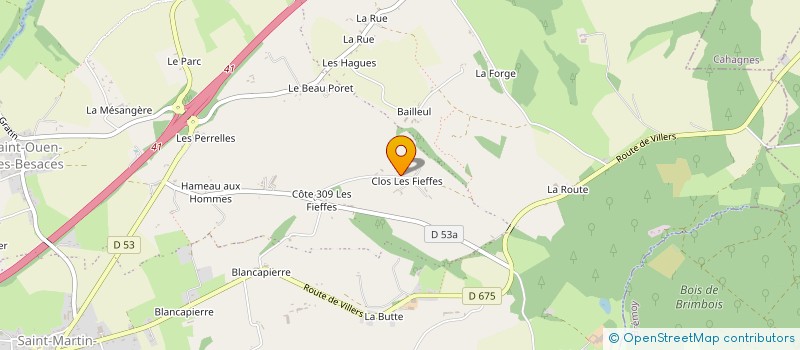 localisation de l'entreprise MONSIEUR DENIS URMAN  SOULEUVRE EN BOCAGE