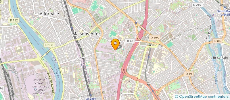 localisation de l'entreprise MONSIEUR DENIS URSAN à MAISONS-ALFORT