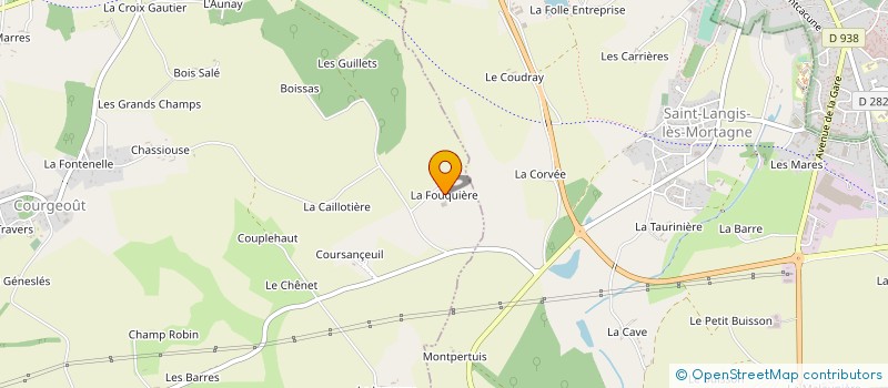 localisation de l'entreprise MONSIEUR DENIS VALLEE à COURGEOUT
