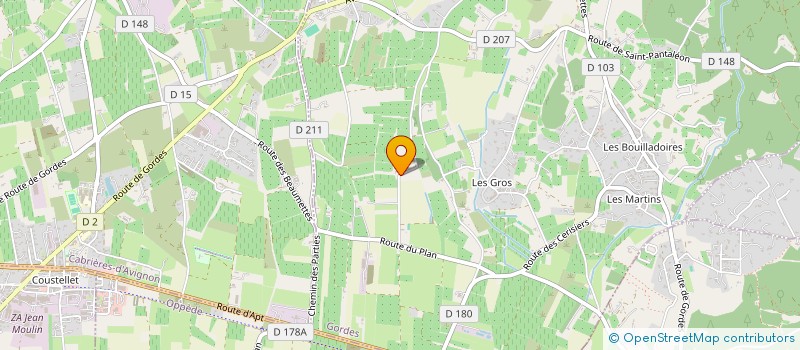 localisation de l'entreprise MONSIEUR DENIS VAN BAREN à GORDES