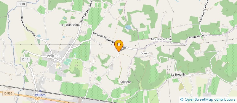 localisation de l'entreprise MONSIEUR DENIS VANDENPLAS  LAMOTHE-MONTRAVEL