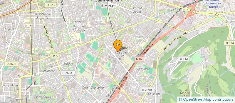 localisation de l'entreprise MONSIEUR DENIS VASILE  SAINT-MARTIN-D'HERES