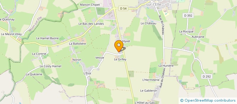 localisation de l'entreprise MONSIEUR DENIS VATEL  SAINT CLAIR SUR L'ELLE