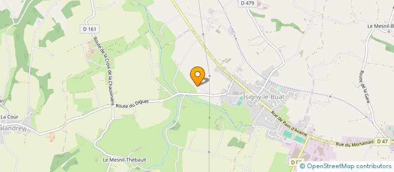 localisation de l'entreprise MONSIEUR DENIS VAUTIER  ISIGNY-LE-BUAT