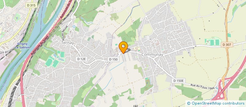 localisation de l'entreprise MONSIEUR DENIS VEILLITH  COMMUNAY