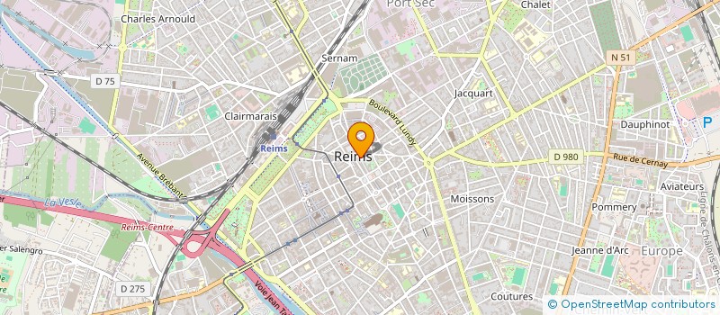 localisation de l'entreprise MONSIEUR DENIS VEITH à REIMS