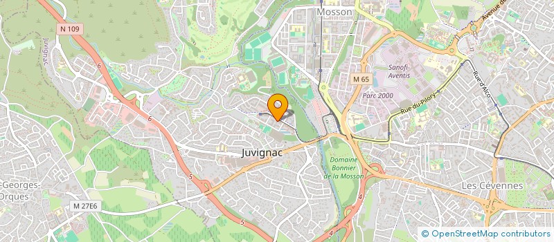 localisation de l'entreprise MONSIEUR DENIS VENANCE à JUVIGNAC