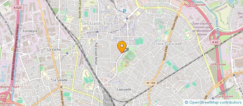 localisation de l'entreprise MONSIEUR DENIS VERHAEGHE  TOULOUSE