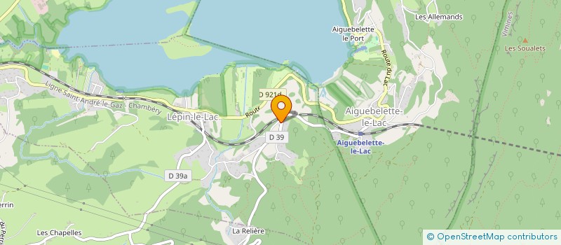 localisation de l'entreprise MONSIEUR DENIS VEYRON  DULLIN