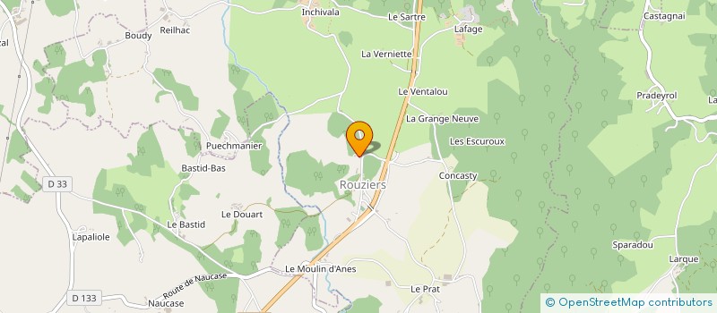 localisation de l'entreprise MONSIEUR DENIS VIEYRES à ROUZIERS