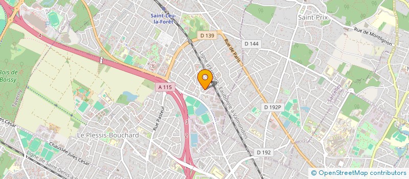 localisation de l'entreprise MONSIEUR DENIS VIJAYAKULASINGAM  SAINT-LEU-LA-FORET