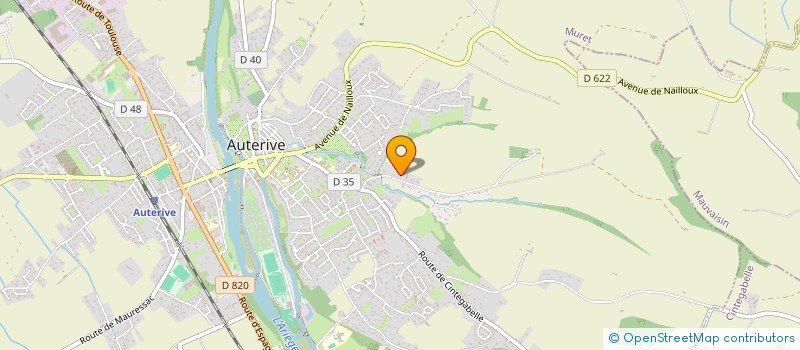 localisation de l'entreprise MONSIEUR DENIS VILATTE  AUTERIVE