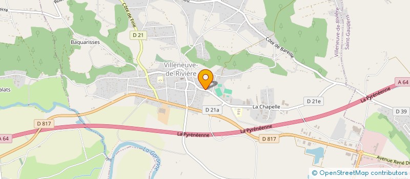 localisation de l'entreprise MONSIEUR DENIS VILLEMUR  VILLENEUVE-DE-RIVIERE