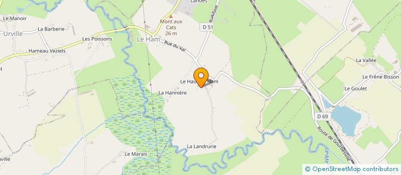 localisation de l'entreprise MONSIEUR DENIS VILLETTE à LE HAM