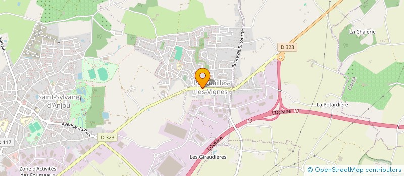 localisation de l'entreprise MONSIEUR DENIS VINCENT  VERRIERES-EN-ANJOU