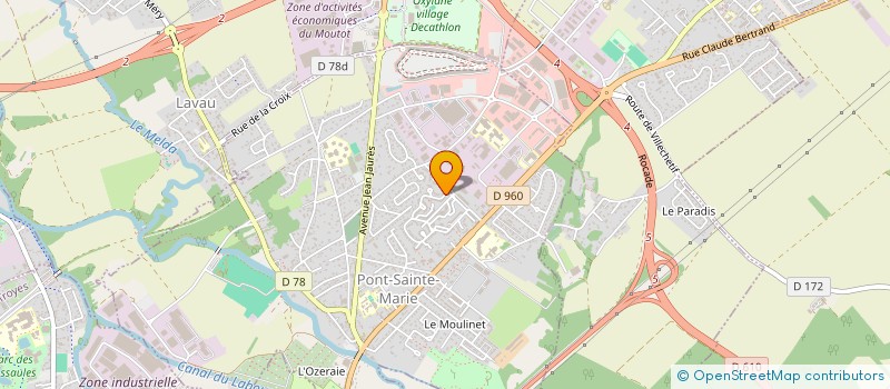 localisation de l'entreprise MONSIEUR DENIS-VINCENT CORDIER  PONT-SAINTE-MARIE