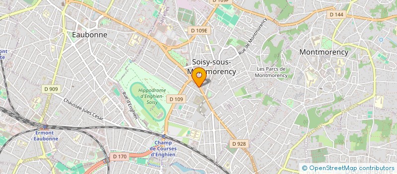 localisation de l'entreprise MONSIEUR DENIS VOEUNG  SOISY-SOUS-MONTMORENCY