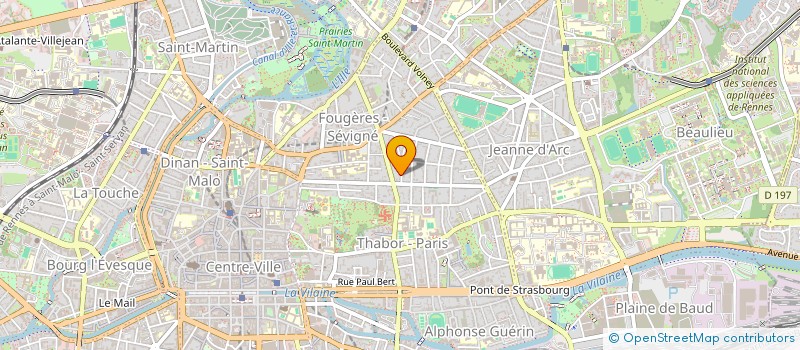 localisation de l'entreprise MONSIEUR DENIS VOGELI  RENNES