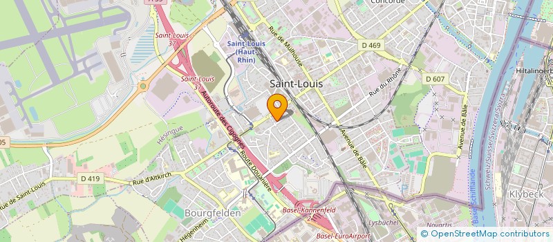 localisation de l'entreprise MONSIEUR DENIS VOGT à SAINT-LOUIS