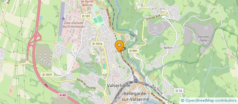 localisation de l'entreprise MONSIEUR DENIS VOUAILLAT à VALSERHONE