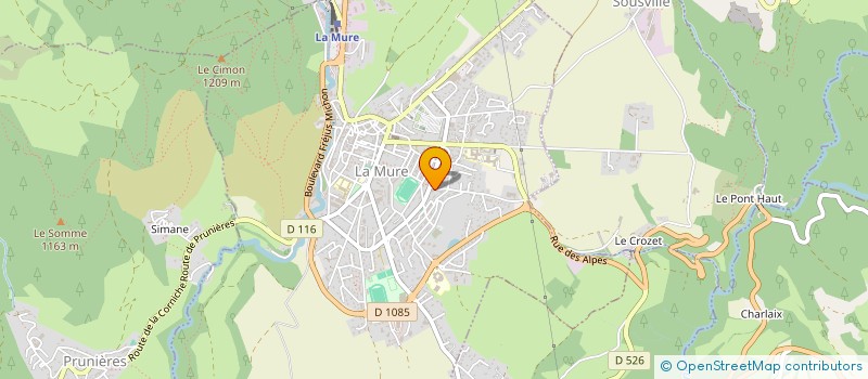 localisation de l'entreprise MONSIEUR DENIS VOUT à LA MURE