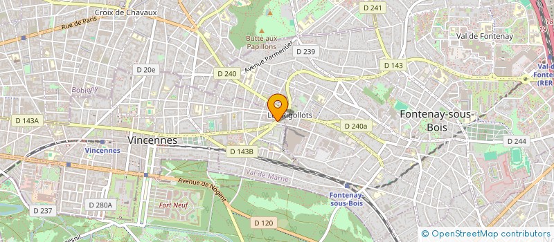 localisation de l'entreprise MONSIEUR DENIS VRBAN à VINCENNES